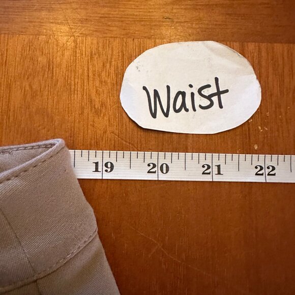 Bar III Womens Beige Wide-Leg Pants 2X Stretch Polyester Blend - Picture 3 of 10